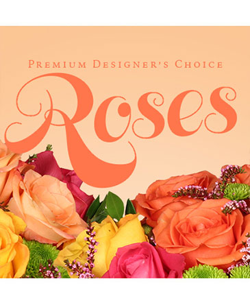 Rose Bouquet Premium Designer's Choice in Alliance, NE | Alliance Floral Hoffhaus Gardens