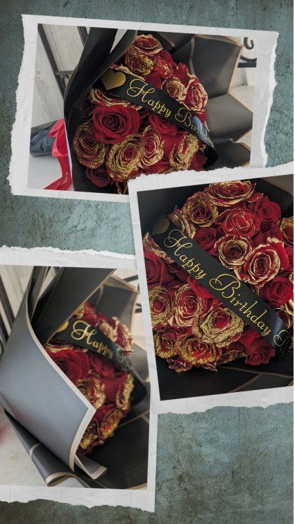 ROSE BOUQUET WRAP 