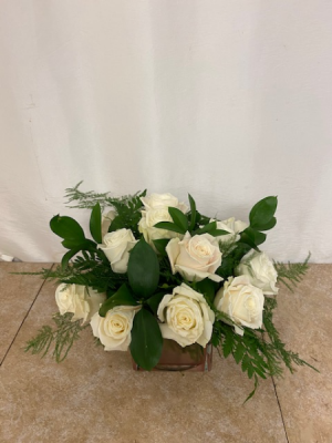 Rose Bowl Delight Compact rose arrangement