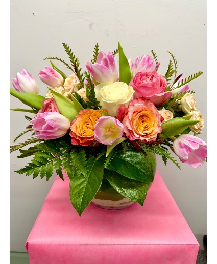 Rose Bowl Floral Arrangement