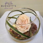 Rose Bowl Vase Arrangement