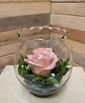 Quaint Rose Bowl Vase Arrangement