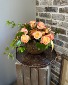 Rose Bowl Vase Arrangement