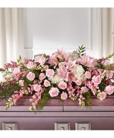  Rose Remembrance Casket Cover