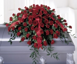 Rose Casket Spray SY110