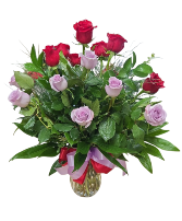 Rose Duet Vase Arrangement