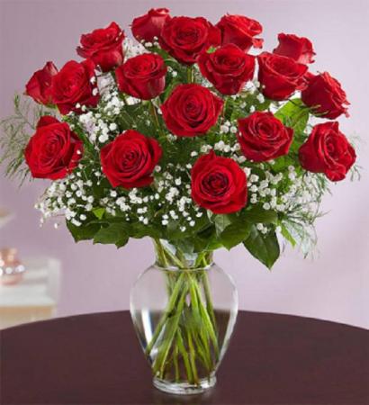 18 Stems Red Roses