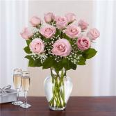 Rose Elegance ™ Premium Long Stem Pink Roses Valentine's Day  CAN MODIFY COLOR