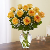 Rose Elegance™ Premium Long Stem Yellow Roses 