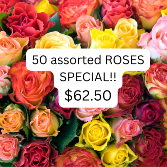 Rose Explosion Wrapped Bouquet