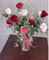 Rose Garden Garden Style Rose Bouquet