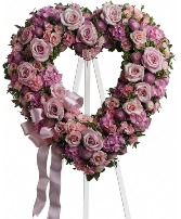 Rose Garden Heart wreath 