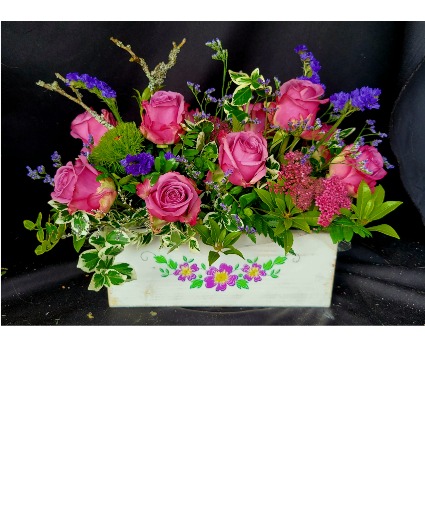 Rose Garden Rectangle Box