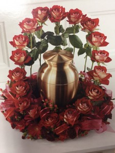 Rose Garden Urn not inculeded