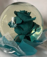 Rose Globe Blue-green  