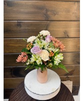 Valentine's Week Only Rose Gold Hearts Vase in Coshocton, Ohio | Haley's Floral Studio