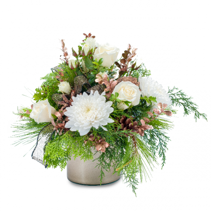 Rose Gold Simply Peaceful Arrangement