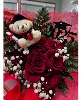  Rose Graduation Handheld Bouquet 