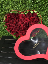 Rose Heart Box Roses