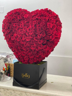 Rose Heart Over 350 Luxury Fresh Roses in New York, NY | Bella's Flowers New York City Rose Heart Over 350 Luxury Fresh Roses in New York, NY | Bella's Flowers New York City