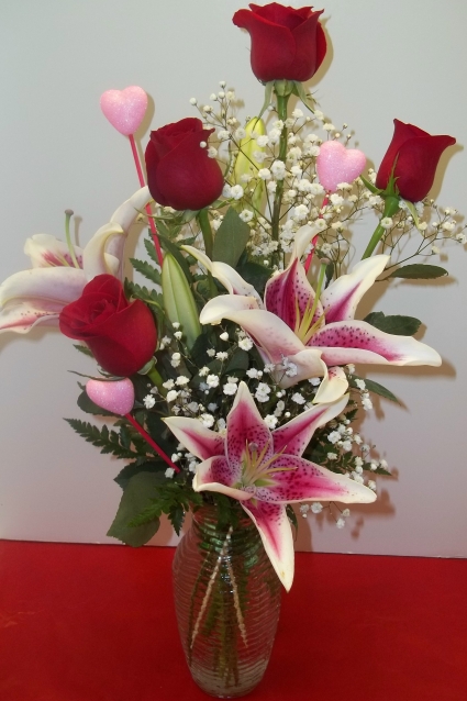 Rose & Lily Arrangement