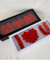 Rose Message Box Boxed