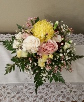 Rose & Mum Combo Piece Bridal Bouquet