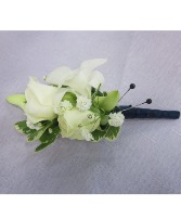 Rose Orchid Boutonniere 