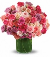 Rose Rapture Bouquet Vase Arrangement 