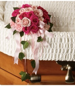 Rose Reflection Casket Insert Casket Flowers