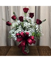 ROSE ROMANCE Red Roses Arrangement