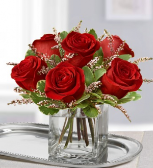 Rose Romance Vase Arrangement