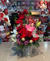 Rose spiral arrangement  