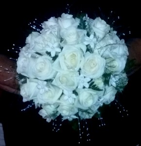Rose & Stephanotin Bridal Bouquet 