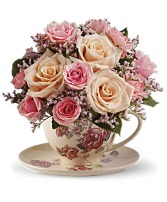 Rose Teacup Bouquet 