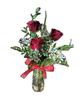 Rose Trio Floral Arrangement