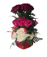 Rose Trio Flower Arrangement