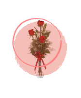 Rose  Vase (1 or 3 stems)  in Surrey, British Columbia | Hunters Garden Centre And Flower Shop