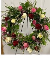 Rose wreath  funeral / wedding