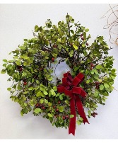 Rosehip Fresh Wreath 22" Home Decor