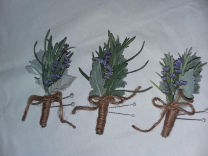 Rosemary to Wear Boutonnieres