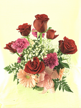 Roses and Babies Breath