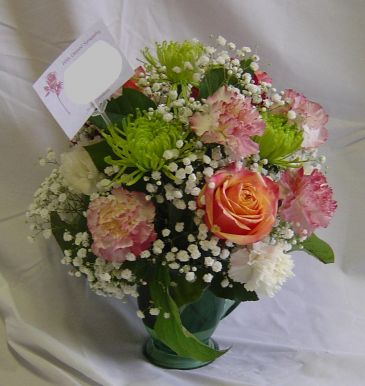Roses and Carnations I use only the freshest flowers. Combination of colorful Prima Roses and carnations