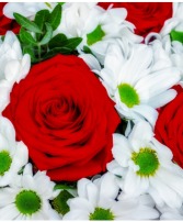 Roses and daisies 