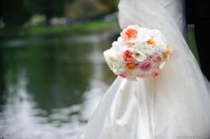 Roses and Hydrangea Wedding bouquet