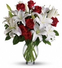 Roses and Lilies Arrangement 