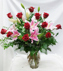Roses and Lilies Fresh Floral Design