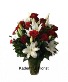 Roses and Lilies Vased all around arrangement