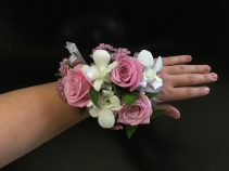 Roses and orchid corsage 
