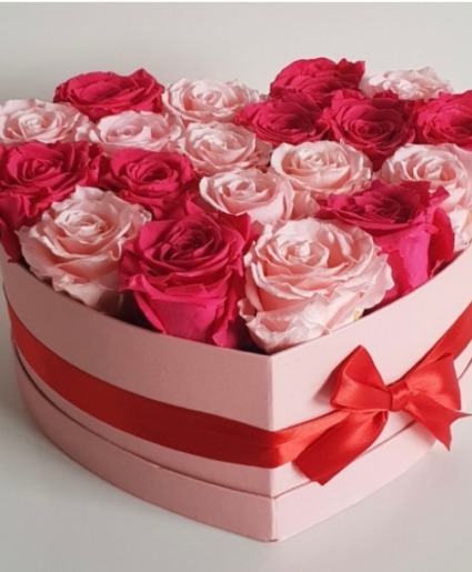 Roses Assorted Heart-Shape Box Valentine's Day